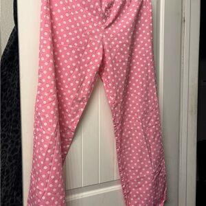 PINK Victoria's Secret Pink Polka Dot Pajama Bottoms